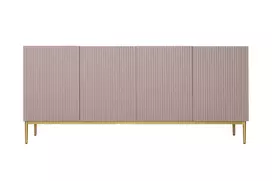 Komoda Nicole 200 cm, Anticrosa Mdf auksinės kojos