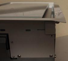 Cata | Hood | GC DUAL A 45 XGWH | Canopy | Energy efficiency class A | Width 45 cm | 820 m³/h | Touch control | LED | White glass | DENT ON FRAME CORNER, MISSING 1UNIT COOKER HOOD BRACKET