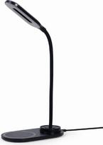 Gembird TA-WPC10-LED-01 Desk lamp with wireless charger, Black | Cold white, warm white, natural 2893-7072 K | Phone or tablet with built-in Qi wireless charging