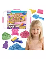 WOOPIE Kinetic Sand Magic Castle Set 22 pcs Suitcase