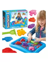 Woopie Kinetic Sand Magic Pool Set Molds Accessories 3+