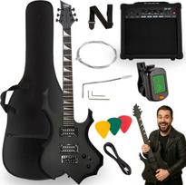 No Name V-TONE EGS 39MBK gitara elektryczna 4/4 czarny ma