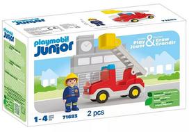 Konstruktorius Playmobil Junior Gaisrinė su kopėčiomis 71683, 2 vnt.
