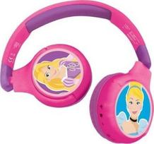 Belaidės ausinės vaikams Lexibook Disney Princess HPBT010DP, rožinė sp./violetinė sp.
