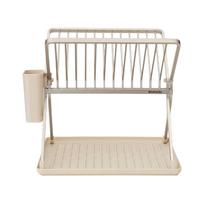 Indų džiovykla Brabantia SinkSide, 37 cm x 33 cm x 31.5 cm, aliuminis/plastikas, smėlio sp.