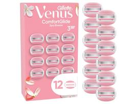 Skutimosi peiliukas, rinkinys Gillette Venus Comfortglide Spa Breeze, 12 vnt