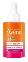 Priemonė įdegio priežiūrai veidui Avene Ultra Serum Instantly Plumps SPF50+, 30 ml