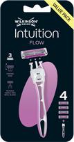 Skustuvas, rinkinys Wilkinson Sword Intuition Flow, 4 vnt