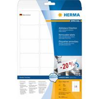 Herma Etykiety odklejalne 4203 Movables, A4, 63.5 x 46.6 mm, białe, papier matowy, 450 szt., zaokrąglone narożniki (4203) | 4203 | 4008705042031