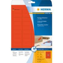 Herma Etykiety kolorowe A4, papier matowy Red, 960 szt (4367) | 4367 | 4008705043670