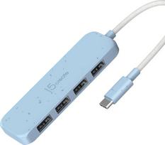 j5create j5create JCH341EC USB 3.2 Gen 1 (3.1 Gen 1) Type-C 10000Mbit/s Cyjan | JCH341EC-N | 4712795087789