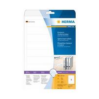 Herma Etykiety na grzbiety segregatorów, biały, 190 x 30 mm, 225 sztuk (5122) | 5122 | 4006938051226