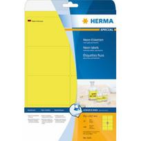Herma Etykiety kolorowe A4, papier matowy jaskrawy żółty, 160 szt. (5144) | 5144 | 4008705051446
