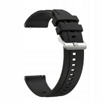„BestAccessories" silikoninis laikrodžio dirželis 18 mm H. Watch GT6 / GT5 / GT4 41mm, juodas