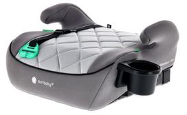Automobilinė kėdutė, paaukštinimas (booster) ISOFIX 125–150 cm, puodelio laikiklis LittleNestPro pilkas Sun Baby