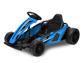 Vienvietis vaikiškas elektrinis Rollzone Drift GoKart, mėlynas