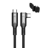 "VortexVR" kabelis 3 m + tvirtinimo elementas | USB-C | skirtas "Quest 3 Quest 3S Quest 2
