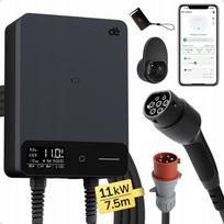Ładowarka Stacjonarna ładowarka wallbox d auta EV 11kW na siłę z kablem typ 2 7,5m | 6975828001536 | 6975828001536