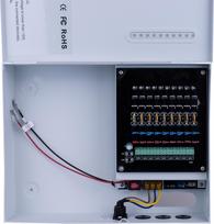 Provision Isr Provision PR-10A9CH-B ~ 10A 12v impulsa barošanas bloks ar 9 izejam un vietu akumulātoram