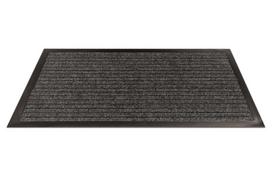 Kilimėlis prie durų 100x150 cm PVC Pilkas
