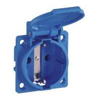 Rozetė SADALENĖM 230V 16A Mėlyna IP54