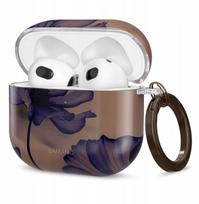 Dėklas AirPods 4 rudas ir violetinis Lamano