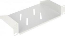 RACK Standard fiksuota 1U 10" 150 mm pilka StalFlex lentynėlė