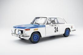 Diecast Modelis S1808603 BMW 2002 TII WHITE RALLYE MONTE-CARLO 1969 1/18