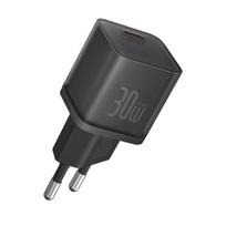 Pakrovėjas - Baseus GAN5S 30W Greitas Įkrovimas Juodas, Juodas