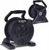 Būgninis prailgintuvas Xreel 30m H05vv-f 3x1,5 Ip44, 4 lizdai