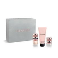Rinkinys Trussardi Trussardi moterims: kvapusis vanduo EDP, 90 ml + kūno emulsija, 200 ml + plaukų purškiklis, 30 ml