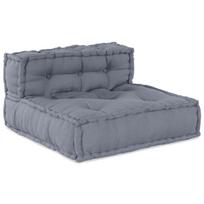vidaXL Modulinė sofa 4 pcs Pilka Audinys