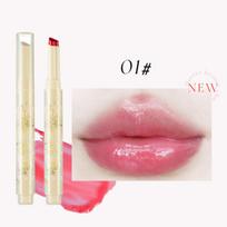 FLORTTE Chu Jelly Lipstick Floria First Kiss Love Series Pen Mirror Water Light Lip Glaze Hydrating Water Women Beauty Cosmetics 1