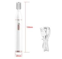 Daugiafunkcis įkraunamas elektrinis antakių trimeris - Nešiojamas ir automatinis moterims 1007 Eyebrow Trimmer balta
