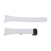 Watch Band for Galaxy Watch 6 5 4 Silicone Fold Over Clasp Slim Soft Watch Replacement Strap for