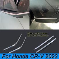 Priekinės Galinės Buferio Šoninės Dangtelio Apdailos Lipdukai Honda CR-V CRV 2023 ABS Automobilio Stilius Rear Silver