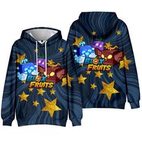 Blox Fruits Hoodie Sweatshirt for Mens Womens Unisex Graphic Printed Cool Streetwear Hoodie Long Sleeve Pullover Tops XS