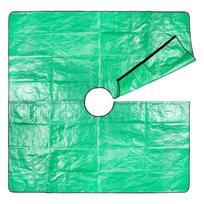 Waterproof Bush Trimming Tarp 78.7 x78.7  with 12 Inch Central Hole and 4 Corner Buckles for Efficient Leaf Gathering 1