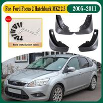 Automobilio purvasaugiai Ford Focus 2 II Hečbekui MK2 MK2.5 2005~2011 Automobilio purslų apsaugos Priekinės Galinės Arkos Automobilio Aksesuarai Purvo Atvartai