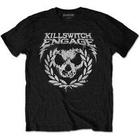 Killswitch Engage 'Kaukolė su purškiamais dažais' 100% Medvilnės Marškinėliai Vyriški Topas - NAUJAS OFICIALUS L