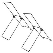 Garden Solar Panel Stand 2 Pack Solar Panel Holder Steel Panel Mobile Rack Foldable Solar Panel Support Lightweight Bracket