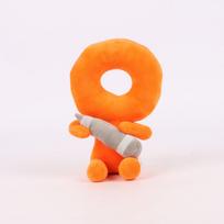 Youtooz Alan Becker pliušinis žaislas Mielas animacinis įdarytas lėlė Kawaii dovana vaikams Gimtadienio dovana Juokingas žaidimo personažas 20cm oranžinė