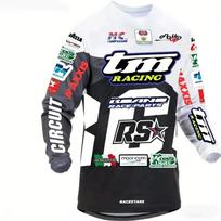 2026  Vyriški  Ilgomis rankovėmis Off Road Motociklų Ištvermės Lenktynės Kalnų Dviračio Marškinėliai S
