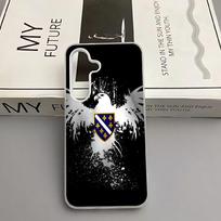Bosnijos ir Hercegovinos vėliava telefono dėklas, skirtas Samsung A56 A16 A36 A26 A55 A54 A15 A35 A25, baltas 2-in-1 želė dėklas Galaxy A23 5G