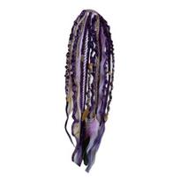 Yousheng Boho Pintas Arklio Uodegos Prailginimas su Plaukų Gume Rankomis Pintos Dreadlock Plaukų Priauginimai Ilgos Kasos Dreadlock Perukas Moterims