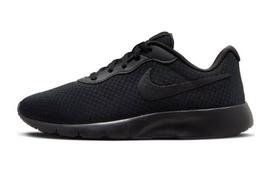 Nike Tanjun Slip Resistant Cushioning Slip Resistant Cushioning Low top Kids' Running Shoes Black Teenagers DX9041-002 35.5