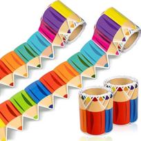 1Roll Self Adhesive Chalkboard Bulletin Board Border Paper 3inch Border Classroom Decors DIY Border Trim Sticker Handmade Crafts