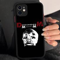 D-Depeche Mode Rock Band For IPhone 16 15 14 13 12 11 Pro Max X XS MAX Plus Translucent Black Phone Cover iphone 15pro max