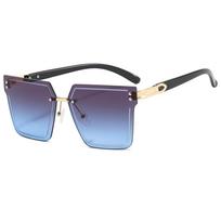 2025 VAKA Square Luxury Rimless Sunglasses Men Women Fashion Shades Uv400 Vintage Glasses