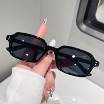Fashionable Square Mini Frame Sunglasses 1 Pair Golf Fishing Sunscreen Photography High-End Decorative Eyewear juoda